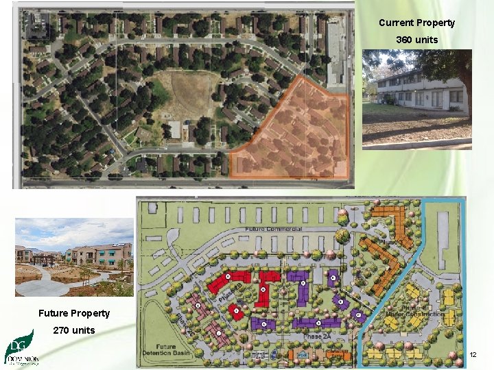 Current Property 360 units Future Property 270 units 12 