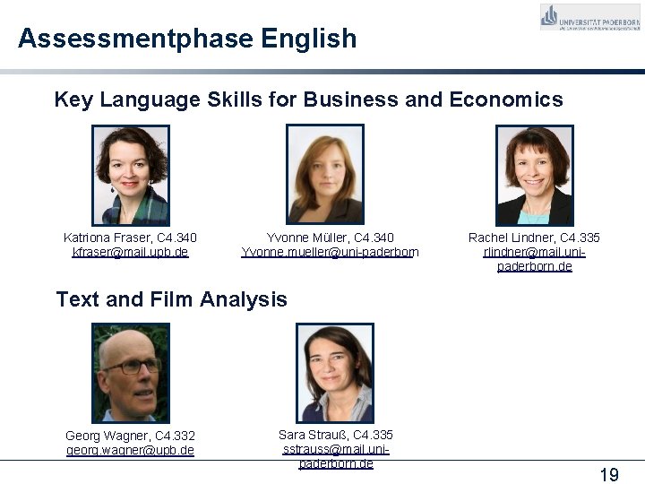 Assessmentphase English Key Language Skills for Business and Economics Katriona Fraser, C 4. 340