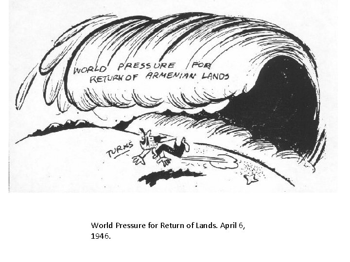 World Pressure for Return of Lands. April 6, 1946. World Pressure for Return of Lands. April 6, 1946.