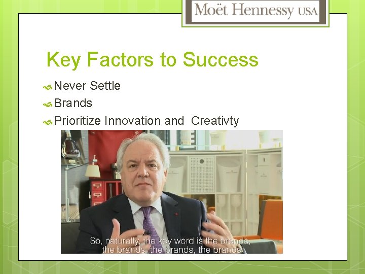 Key Factors to Success Never Settle Brands Prioritize Innovation and Creativty 