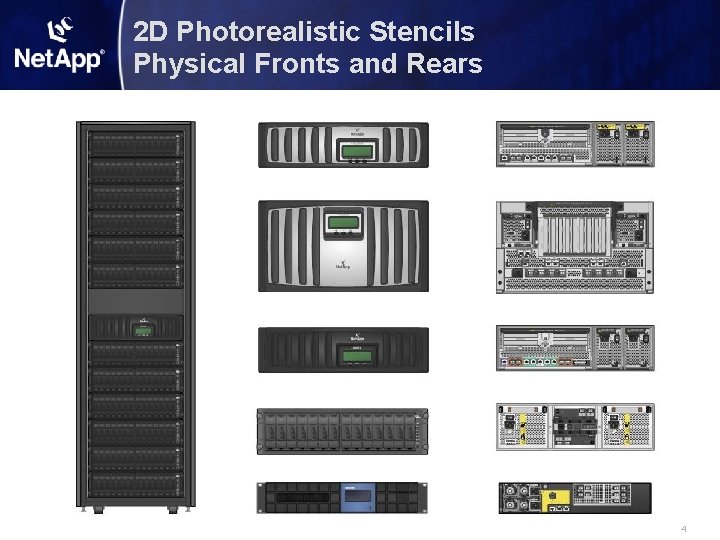 2 D Photorealistic Stencils Physical Fronts and Rears 4 