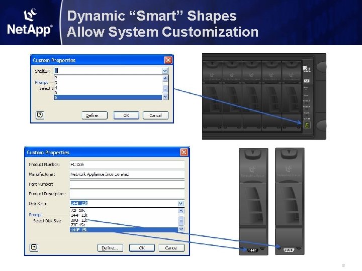 Dynamic “Smart” Shapes Allow System Customization 5 