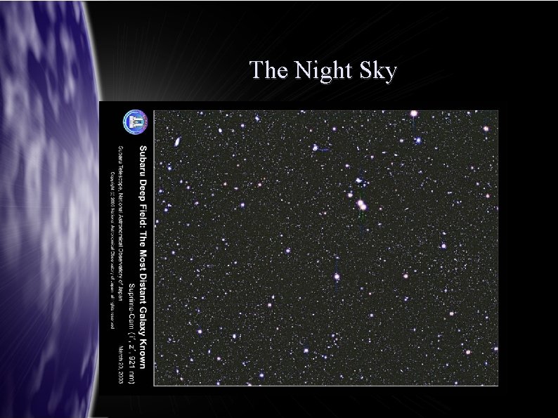 The Night Sky 