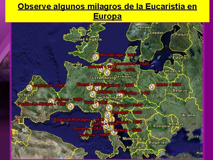 Observe algunos milagros de la Eucaristía en Europa 