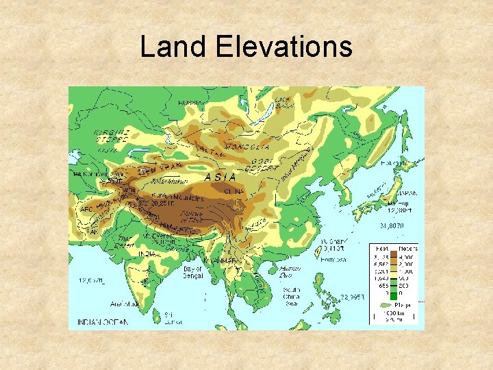 Land Elevations 