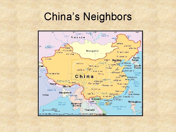 China’s Neighbors 