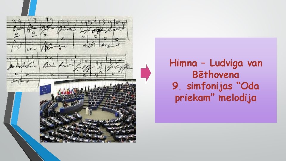 Himna – Ludviga van Bēthovena 9. simfonijas “Oda priekam” melodija 