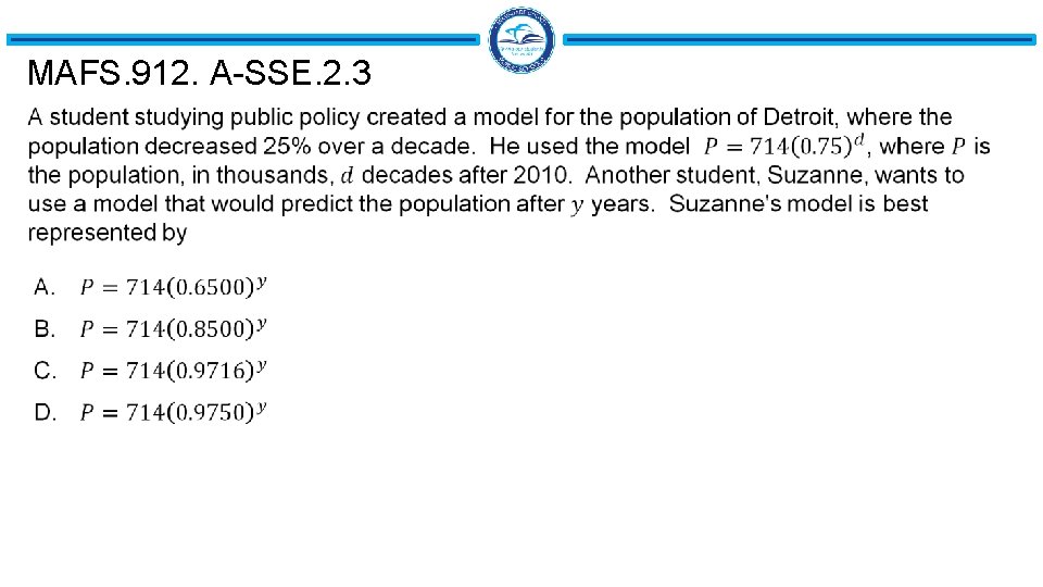 MAFS. 912. A-SSE. 2. 3 