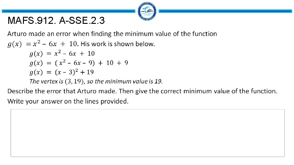 MAFS. 912. A-SSE. 2. 3 