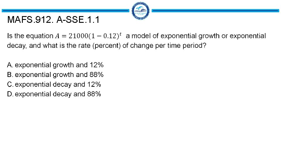 MAFS. 912. A-SSE. 1. 1 