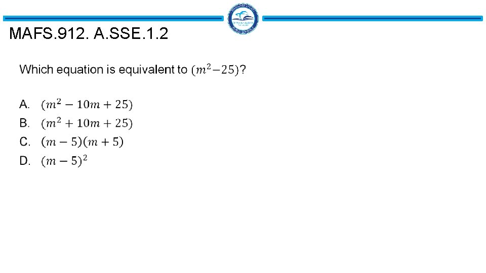 MAFS. 912. A. SSE. 1. 2 