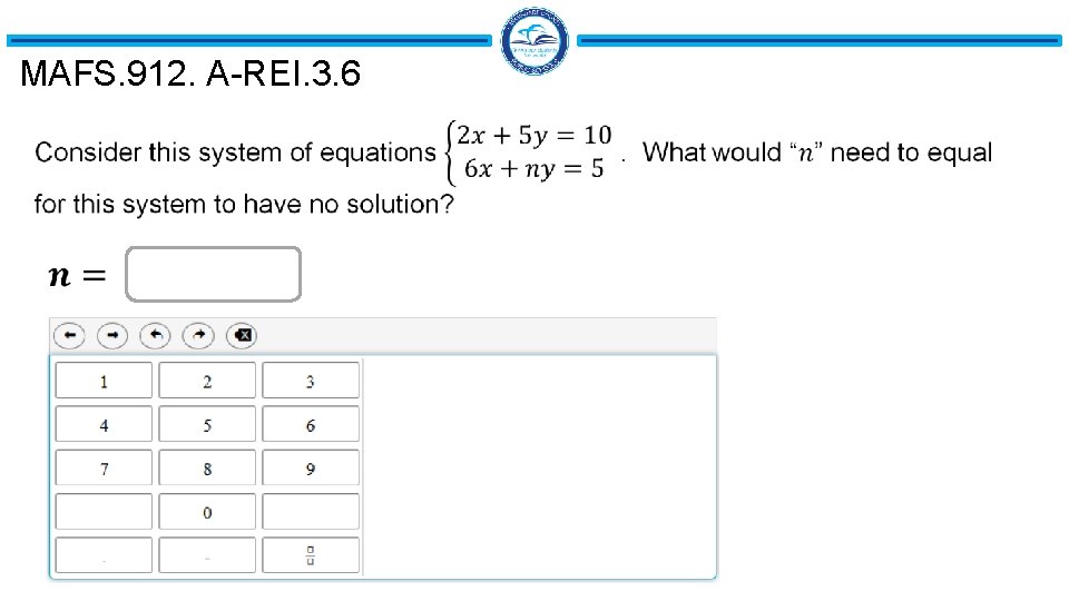 MAFS. 912. A-REI. 3. 6 