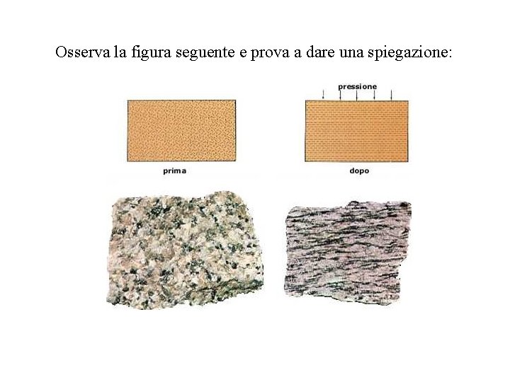 Osserva la figura seguente e prova a dare una spiegazione: 
