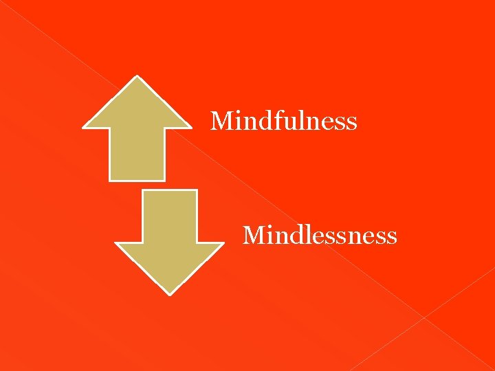 Mindfulness Mindlessness 