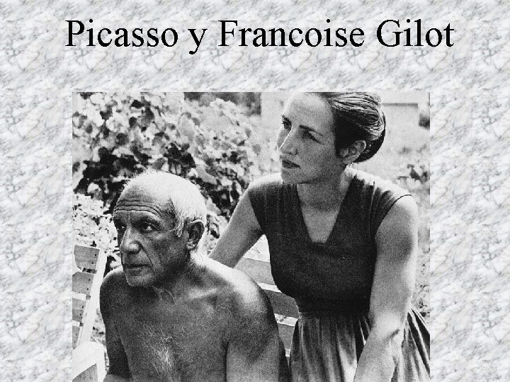 Picasso y Francoise Gilot 