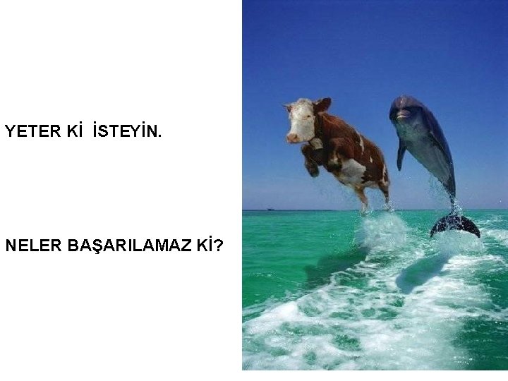 YETER Kİ İSTEYİN. NELER BAŞARILAMAZ Kİ? 