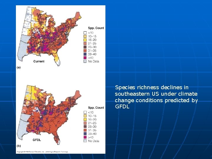 Species richness declines in southeastern US under climate change conditions predicted by GFDL 