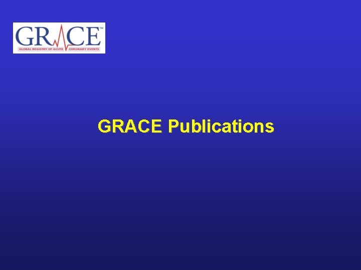 GRACE Publications 