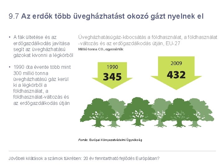 9. 7 Az erdők több üvegházhatást okozó gázt nyelnek el • A fák ültetése