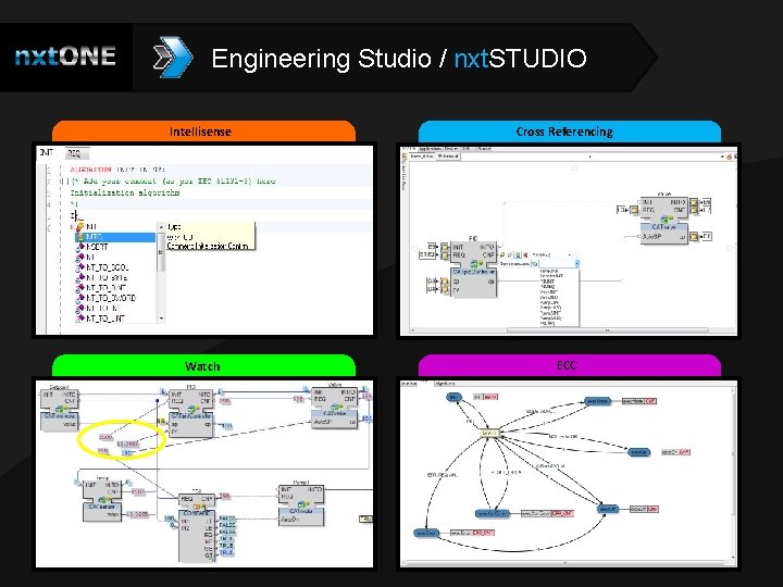 Engineering Studio / nxt. STUDIO Intellisense Cross Referencing Watch ECC 