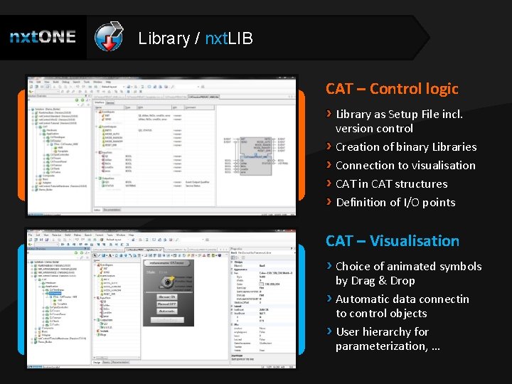 Library / nxt. LIB CAT – Control logic Library as Setup File incl. version