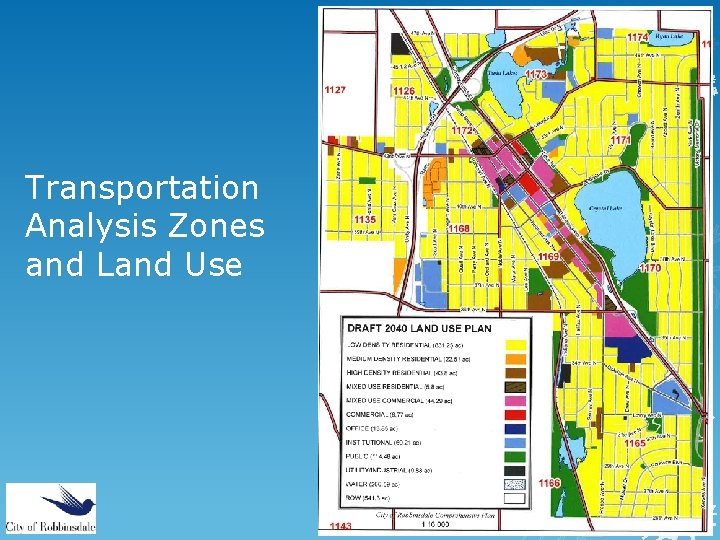 Transportation Analysis Zones and Land Use 