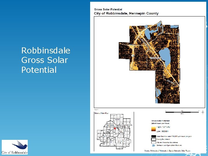 Robbinsdale Gross Solar Potential 