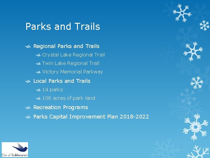 Parks and Trails Regional Parks and Trails Crystal Lake Regional Trail Twin Lake Regional