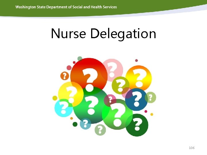 Nurse Delegation 106 