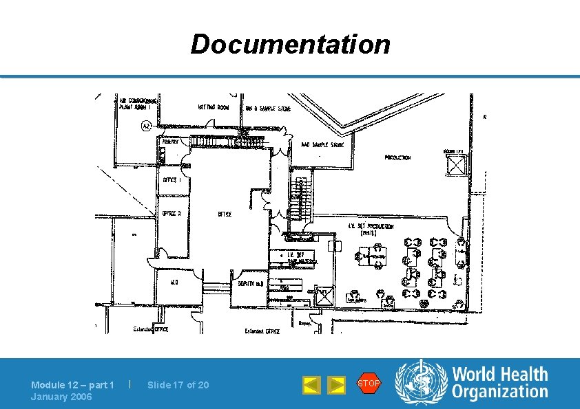 Documentation Module 12 – part 1 January 2006 | Slide 17 of 20 STOP