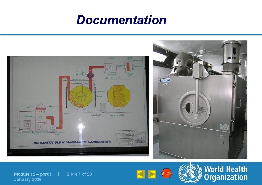 Documentation Module 12 – part 1 January 2006 | Slide 7 of 20 STOP