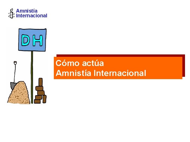 Amnistía Internacional Cómo actúa Amnistía Internacional 