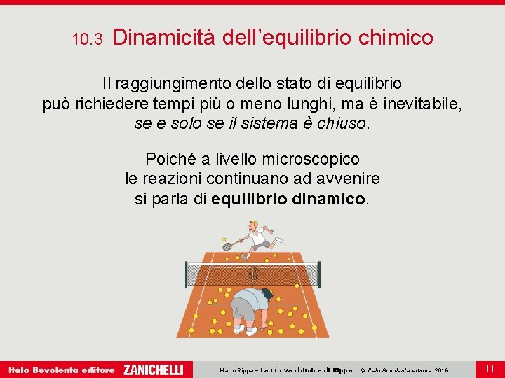 10. 3 Dinamicità dell’equilibrio chimico Il raggiungimento dello stato di equilibrio può richiedere tempi 10. 3 Dinamicità dell’equilibrio chimico Il raggiungimento dello stato di equilibrio può richiedere tempi