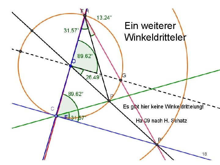 Ein weiterer Winkeldritteler 18 