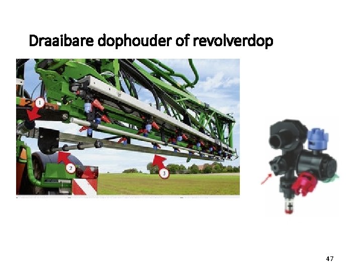 Draaibare dophouder of revolverdop 47 