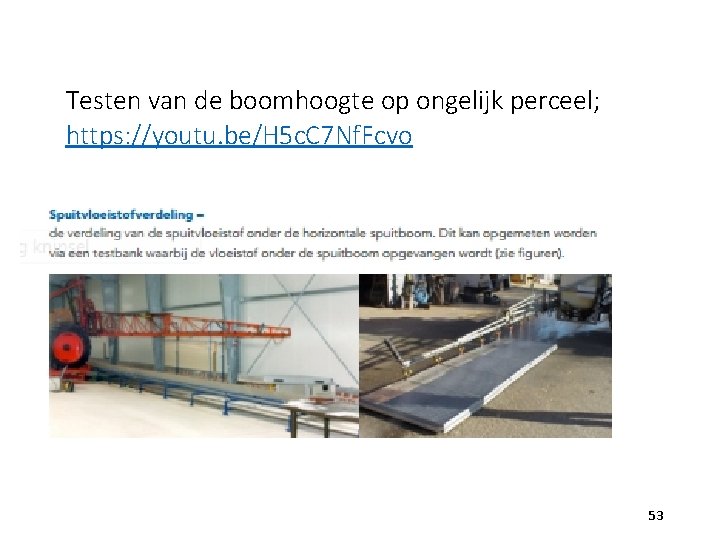 Testen van de boomhoogte op ongelijk perceel; https: //youtu. be/H 5 c. C 7