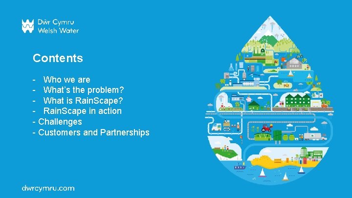 Contents - Who we are - What’s the problem? - What is Rain. Scape? Contents - Who we are - What’s the problem? - What is Rain. Scape?