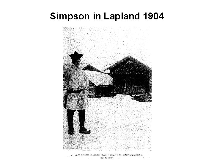 Simpson in Lapland 1904 