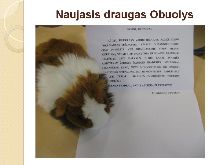 Naujasis draugas Obuolys 