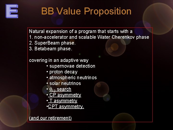 BB Value Proposition Natural expansion of a program that starts with a 1. non-accelerator