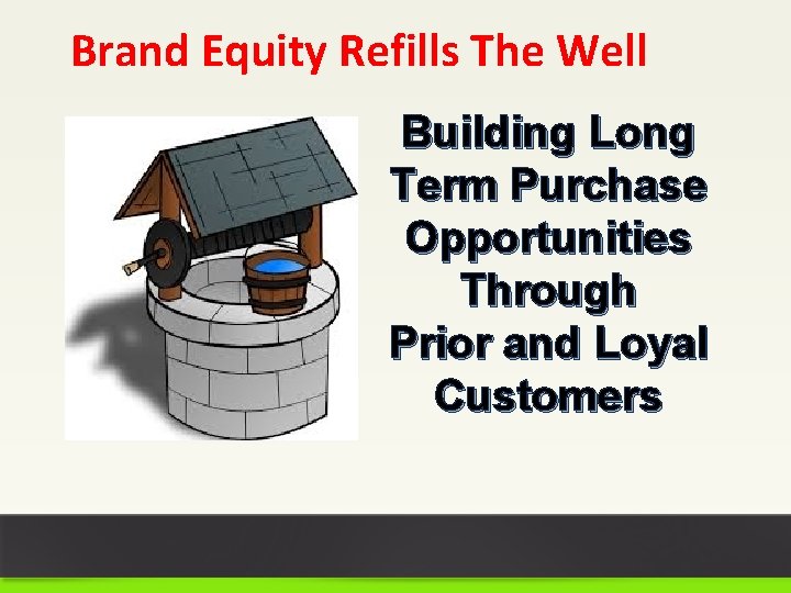 Brand Equity Refills The Well Building Long Term Purchase Opportunities Through Prior and Loyal