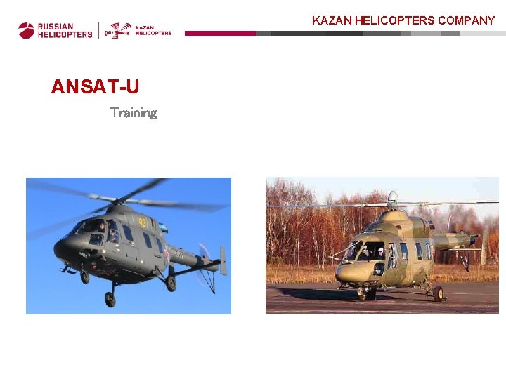 KAZAN HELICOPTERS COMPANY ANSAT-U Training 