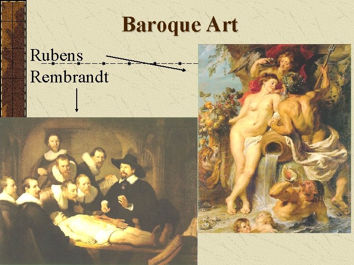 Baroque Art Rubens Rembrandt 