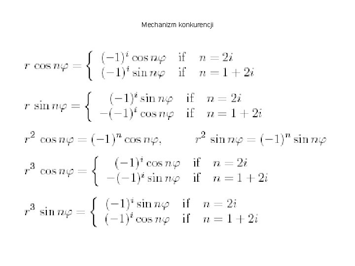 Mechanizm konkurencji 