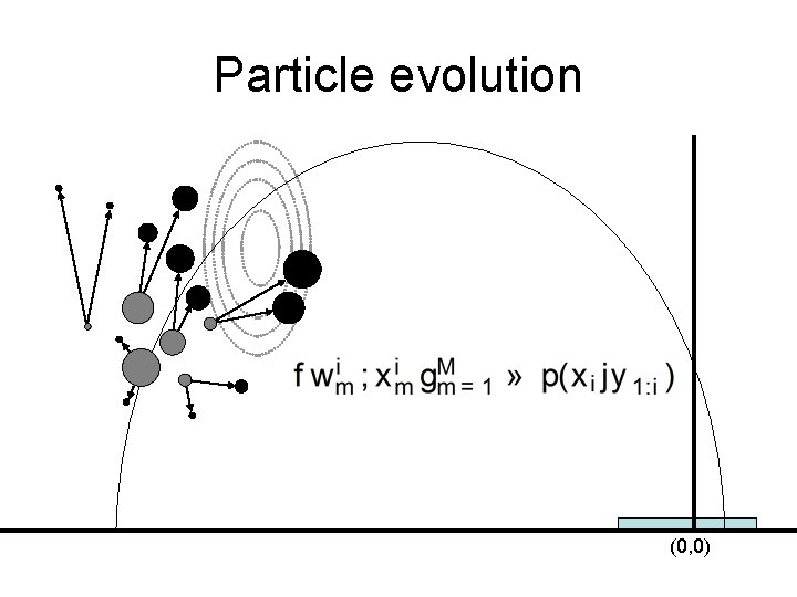 Particle evolution (0, 0) 