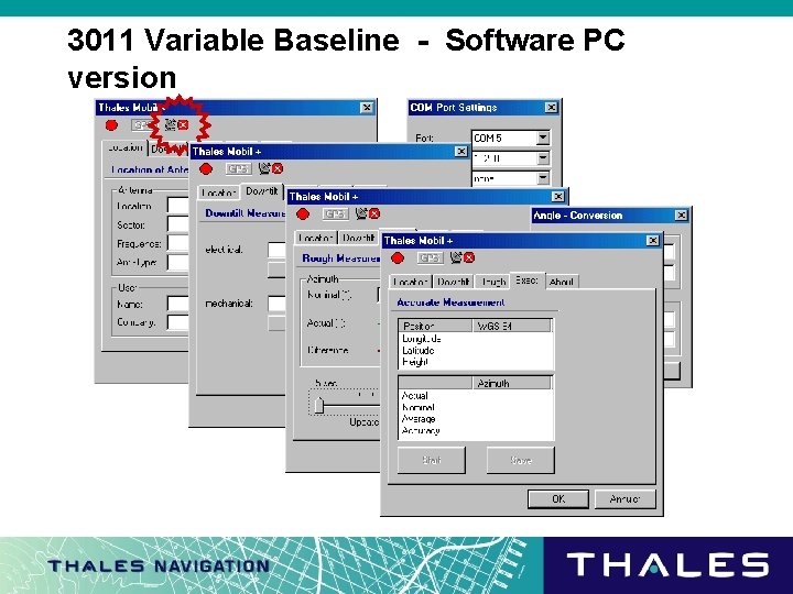 3011 Variable Baseline - Software PC version 
