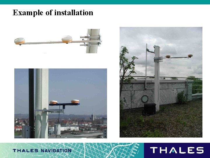 Example of installation 