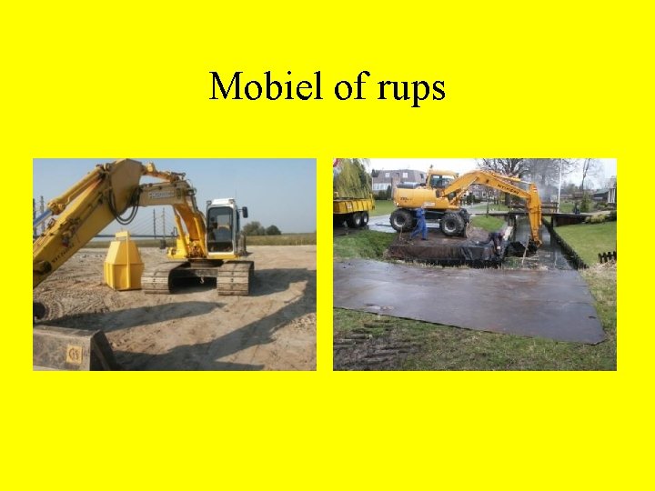 Mobiel of rups 
