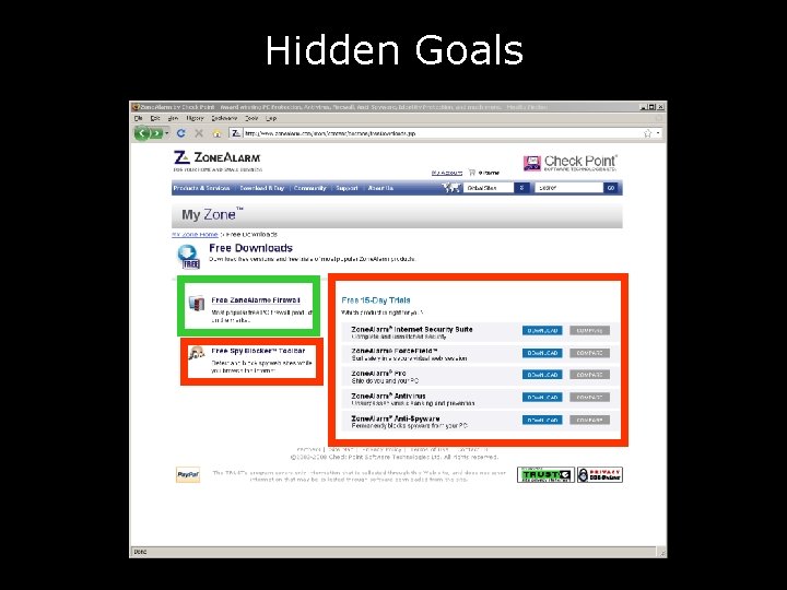 Hidden Goals 