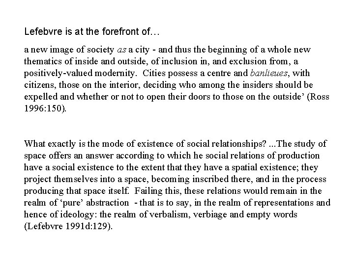 Henri Lefebvre Introduction Rob Shields Henri Lefebvre Introduction